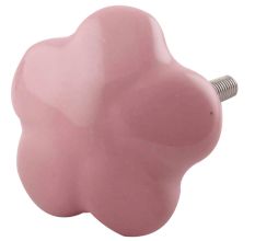 Pink Flower Ceramic Cupboard Knob Online